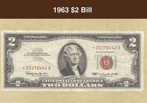 1963 $2 bill worth - How Much Are $2 Bills Worth? $2 notes from Series 1976, 1995, 2003, 2003A, 2009, and 2013 still circulate. In circulated condition they are only worth face value, while in nice uncirculated ...